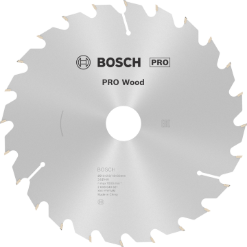 BOSCH Pro Wood 210 mm 24 Diş Ahşap Daire Testere Bıçağı