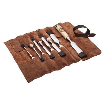 Kirschen 1131002 Deri Rulo Çantalı Düz Iskarpela Takımı 8 Parça