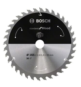 BOSCH 165 x 1,5 x 20 mm 36 Diş Ahşap Elmas Daire Testere Bıçağı
