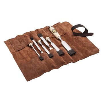 Kirschen 1171002 Deri Rulo Çantalı Düz Iskarpela Takımı 6 Parça