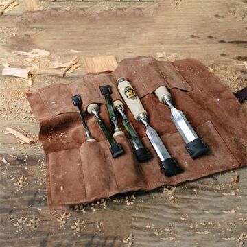 Kirschen 1171002 Deri Rulo Çantalı Düz Iskarpela Takımı 6 Parça