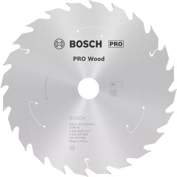 BOSCH PRO Wood 160x20x1,5 mm 24 Diş Ahşap Elmas Daire Testere Bıçağı
