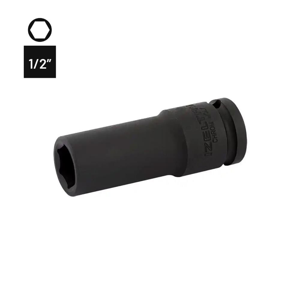 İzeltaş 1/2'' Altı Köşe Havalı Derin Lokma Anahtar 17 mm