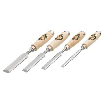 Kirschen 1151000 Deri Rulo Çantalı Düz Iskarpela Takımı 4 Parça