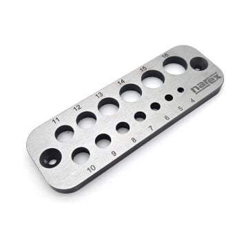 Narex 872200 Ahşap Dübel Kavela Yapma Plakası 4-16 mm