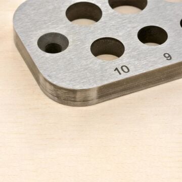 Narex 872200 Ahşap Dübel Kavela Yapma Plakası 4-16 mm