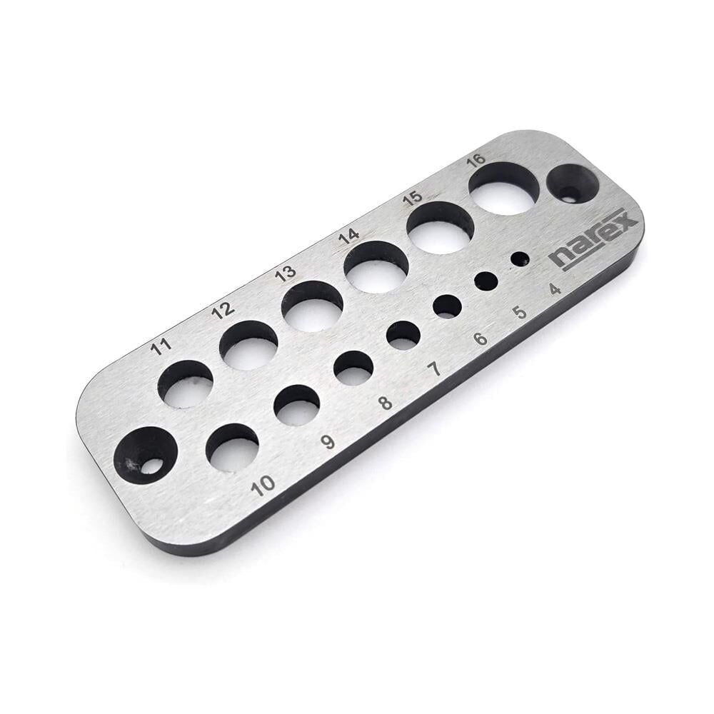 Narex 872200 Ahşap Dübel Kavela Yapma Plakası 4-16 mm