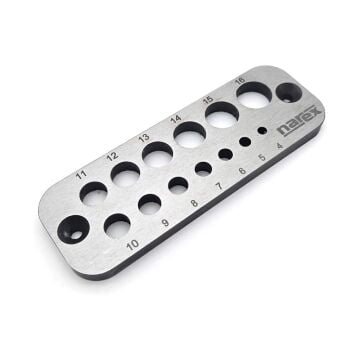 Narex 872200 Ahşap Dübel Kavela Yapma Plakası 4-16 mm