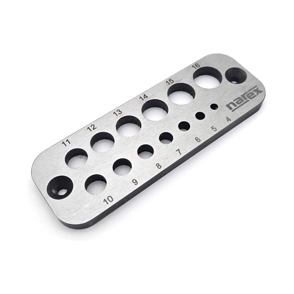 Narex 872200 Ahşap Dübel Kavela Yapma Plakası 4-16 mm