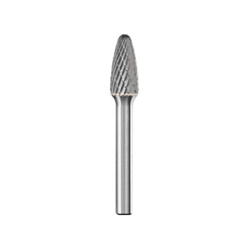Tungsten Karbür Kalıpçı Freze F Formu 10x20 mm (Sap: 6mm)