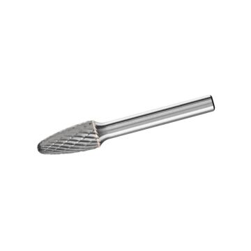 Tungsten Karbür Kalıpçı Freze F Formu 10x20 mm (Sap: 6mm)