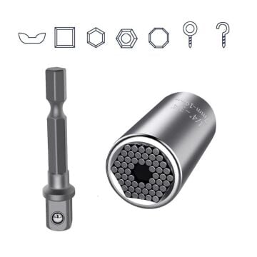 6384 Çok Amaçlı Akıllı Lokma Anahtar Seti 7-19 mm - 2 Parça