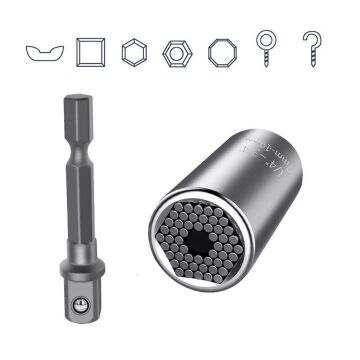 6384 Çok Amaçlı Akıllı Lokma Anahtar Seti 7-19 mm - 2 Parça