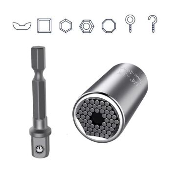 6384 Çok Amaçlı Akıllı Lokma Anahtar Seti 7-19 mm - 2 Parça