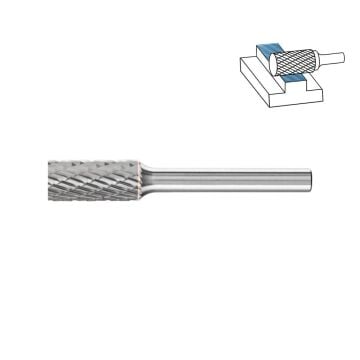 Tungsten Karbür Kalıpçı Freze A Formu 10x20 mm (Sap: 6mm)