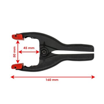 Rox 0152 Yaylı Mandal Tip Kıskaç İşkence 50 mm (2 li)