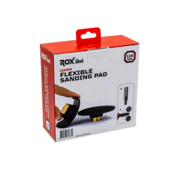 Rox Wood 0181 Esnek Cırt Zımpara Taban Seti 115 mm (3 Parça)