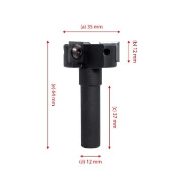 Titi 5523 Jiletli Tabla Tarama Bıçağı 35mm Z3 (Sap:12mm)