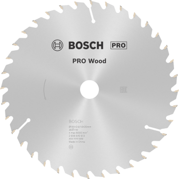 BOSCH Pro Wood 190x20 mm 36 Diş Ahşap Daire Testere Bıçağı