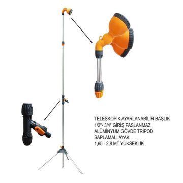 Titi 2240 Portatif Tripod Saplı Bahçe Havuz Duşu