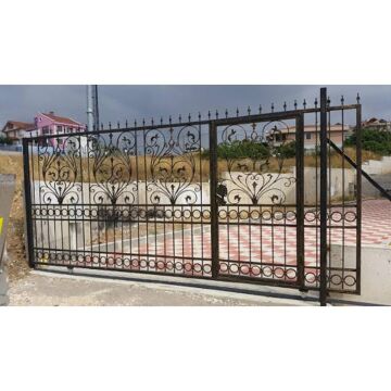 RMT030 Sürgülü Demir Kapı İçin Tablalı Ray Makarası 30 mm