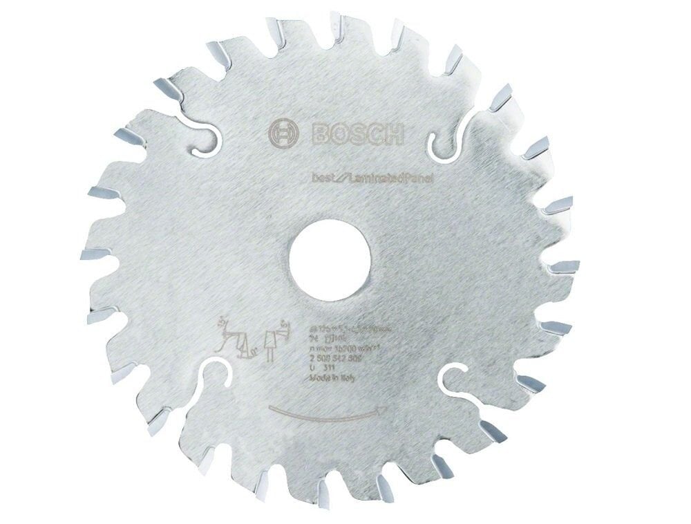 BOSCH Best for Laminated 125x20 mm 24 Diş Elmas Çizici Testere (2608642609)