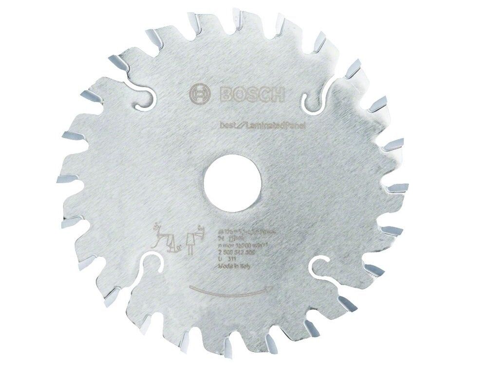 BOSCH Best for Laminated 125x20 mm 24 Diş Elmas Çizici Testere (2608642609)