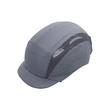 LM01-G Darbe Emici Şapka Baret Kep Kısa Siperlikli - Gri