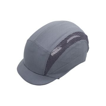 LM01-G Darbe Emici Şapka Baret Kep Kısa Siperlikli - Gri