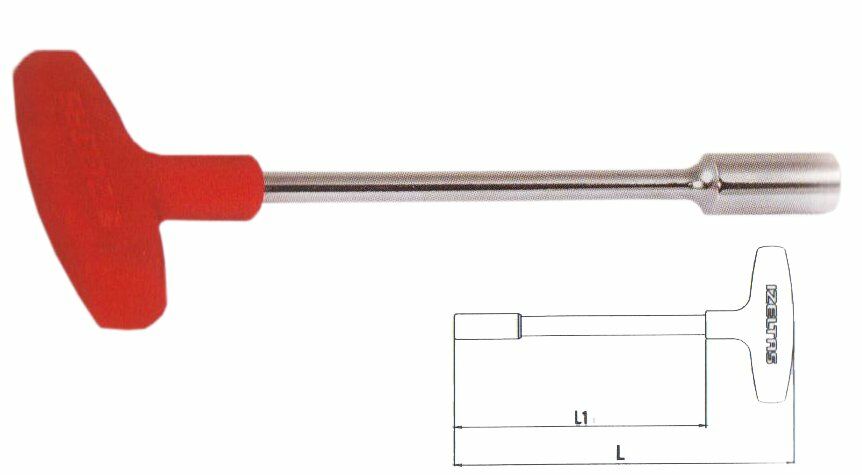 İZELTAŞ T Kol Lokma Uçlu Tornavida 7 mm