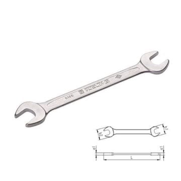 İzeltaş 0130013436 İki Ağız Anahtar Uzun Boy 34x36 mm