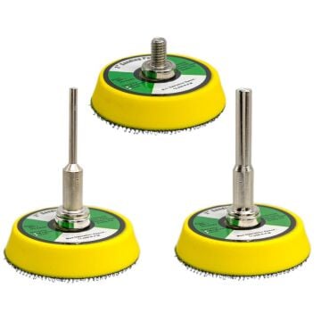 6385 Pimli Mini Cırt Zımpara Taban Seti Gravür ve Matkap Uyumlu 4 Parça