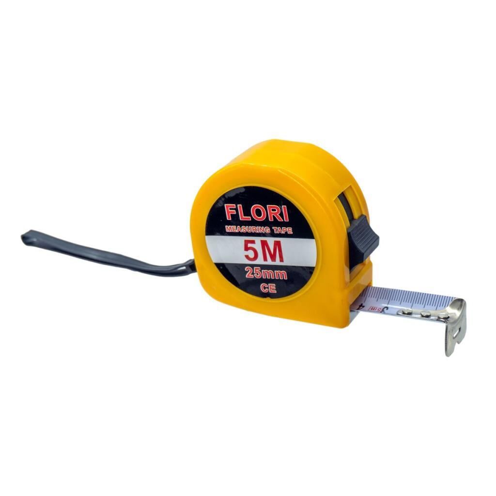 Flori Stoplu Şerit Metre 5 Metre (25 mm)