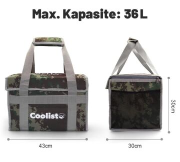 Coolist CL36C 36 Litre Katlanabilir Termos Bez Çanta / Buzluk