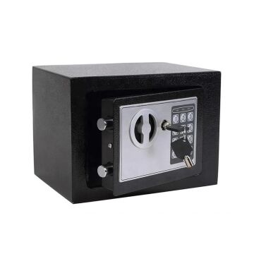 6387 Elektronik Şifreli Mini Çelik Para Kasası