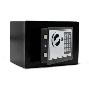 6387 Elektronik Şifreli Mini Çelik Para Kasası