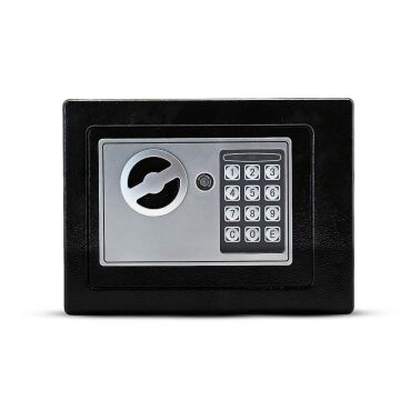 6387 Elektronik Şifreli Mini Çelik Para Kasası
