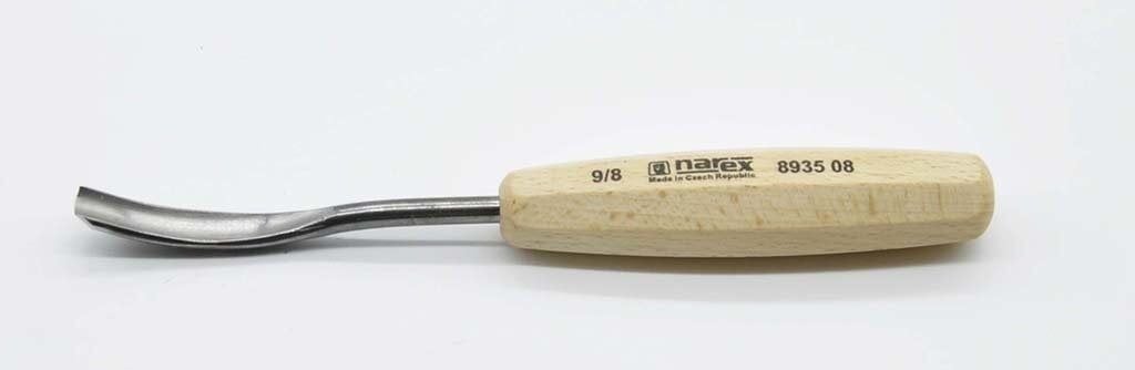 NAREX 893508 Bükülmüş Oluklu Ağız Oyma Iskarpelası 8x90 mm