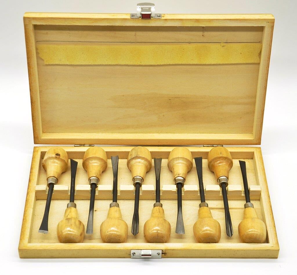 Titi 1158 Linol Ahşap Oyma Seti Kutulu 10 Parça