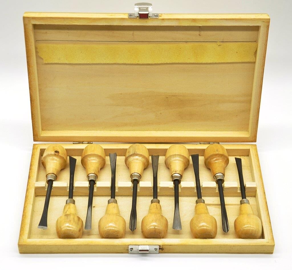 Titi 1158 Linol Ahşap Oyma Seti Kutulu 10 Parça