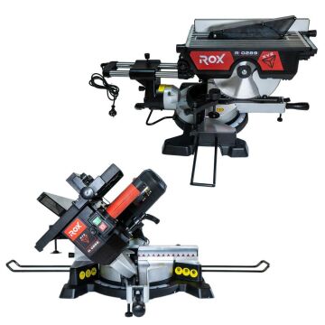 Rox 0289 Kombine Gönye ve Tezgah Testeresi 305 mm (1800W)