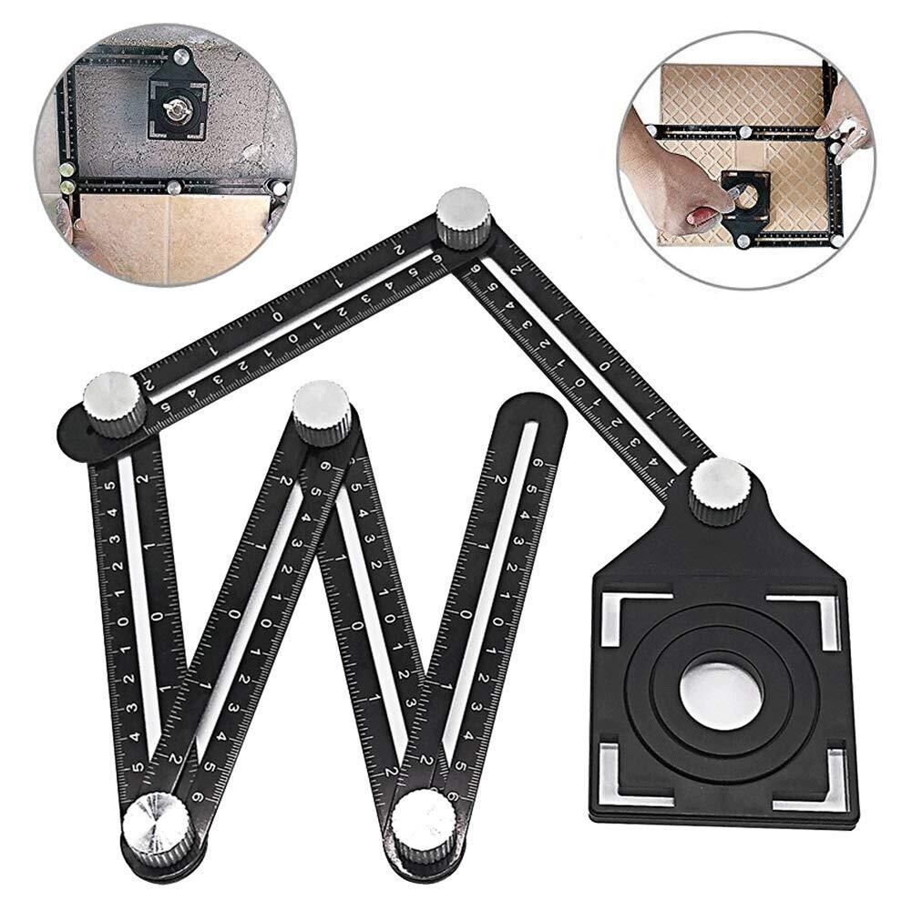 Titi 3302 Çok Fonk. Alüm.Delik Ayar. Şablon Cetvel