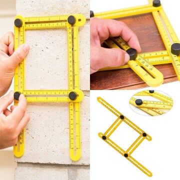 Titi 3300 Çok Fonk. Açılı Kat. Plas. Şablon Cetvel