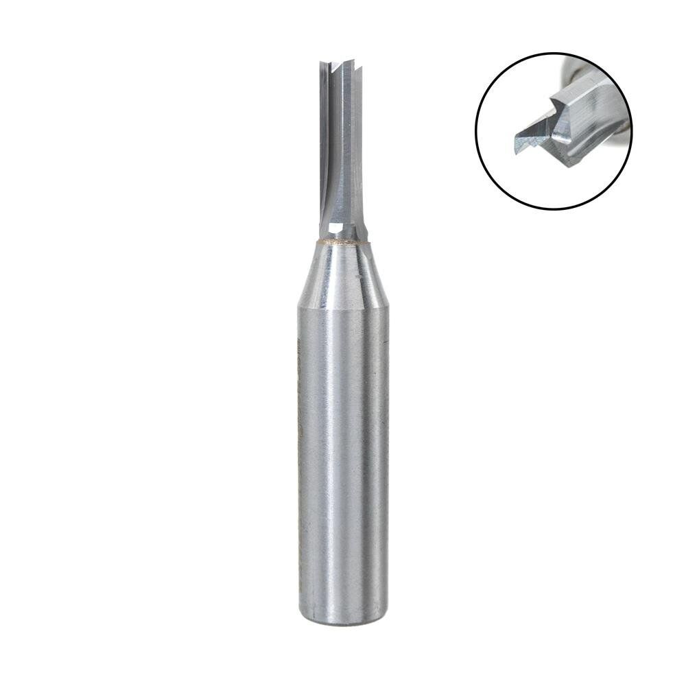 Titi 5535 Turbo Elmas Düz Kesim Karbürü 6mm Z3 (Sap:12mm)
