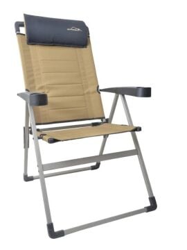 NURGAZ Campout Katlanır Lüx Krem Sandalye (NG KLS)