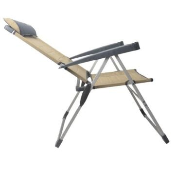 NURGAZ Campout Katlanır Lüx Krem Sandalye (NG KLS)