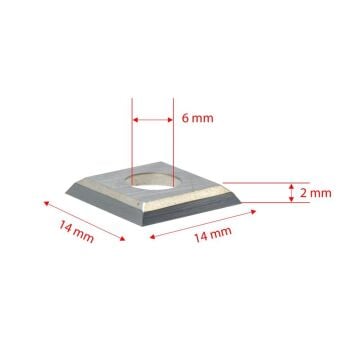 Titi 5541 Yedek Kare Jilet Elmas 14x14x2.0 mm