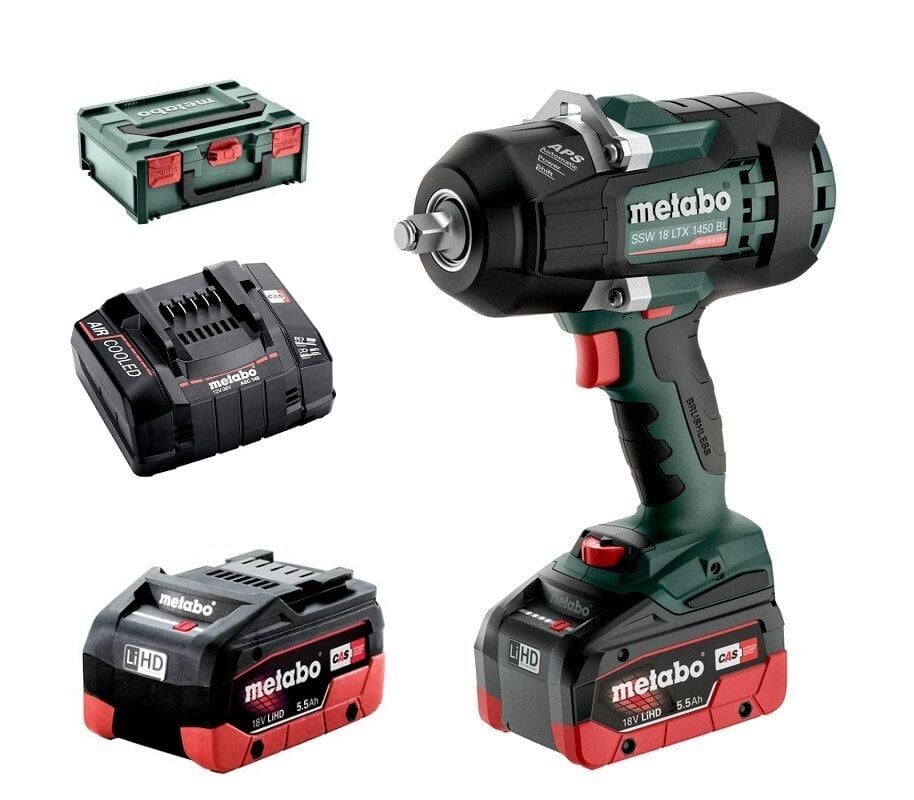 METABO SSW 18 LTX 1450 BL Akülü Somun Sıkma 18 Volt 5.5 Ah