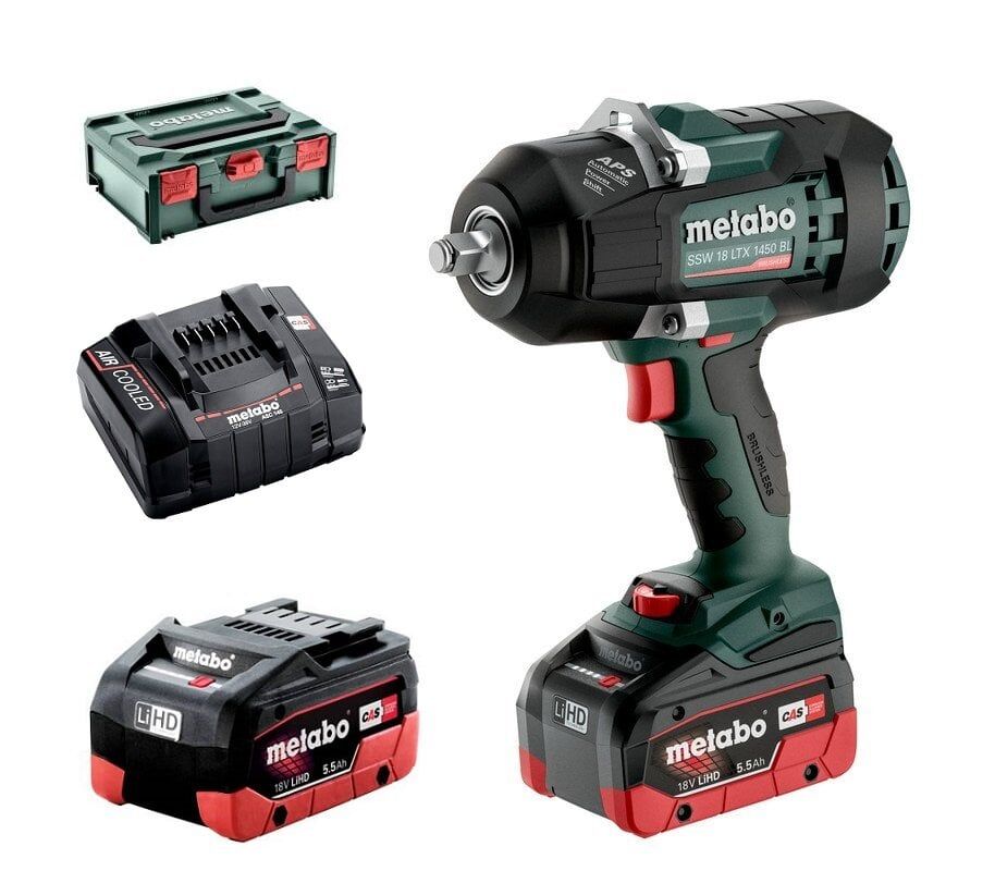 METABO SSW 18 LTX 1450 BL Akülü Somun Sıkma 18 Volt 5.5 Ah