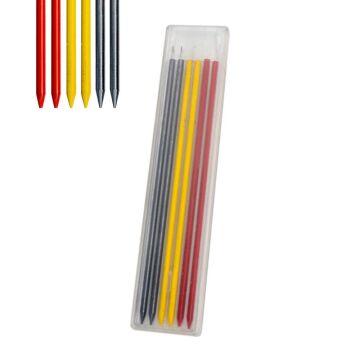 Narex 896306 Renkli Grafit Kurşun Kalem Yedek Uç Seti 2.8 mm